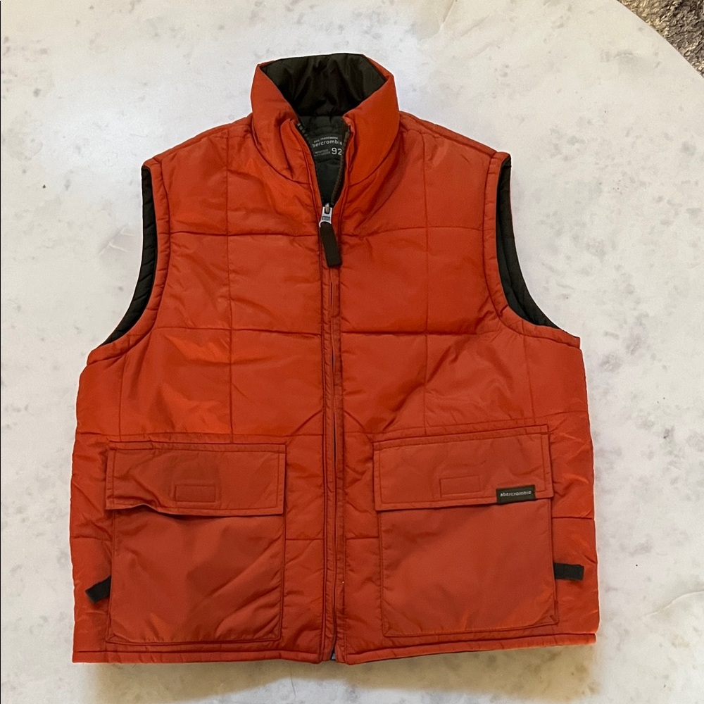 Y2K Abercrombie & Fitch Kids Reversible Quilted Vest